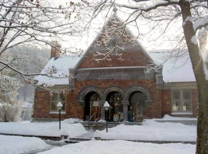 Library in Snow