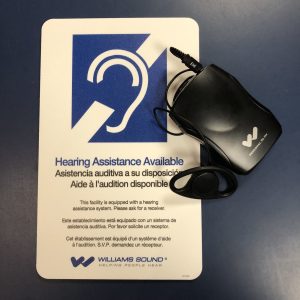 assisted listening device & sign
