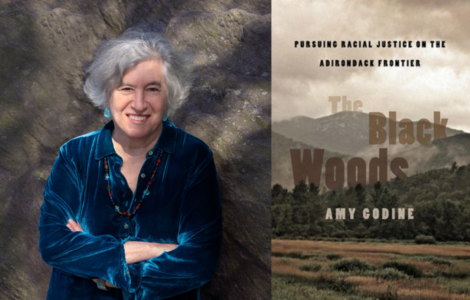 Amy Godine & cover of The Black Woods