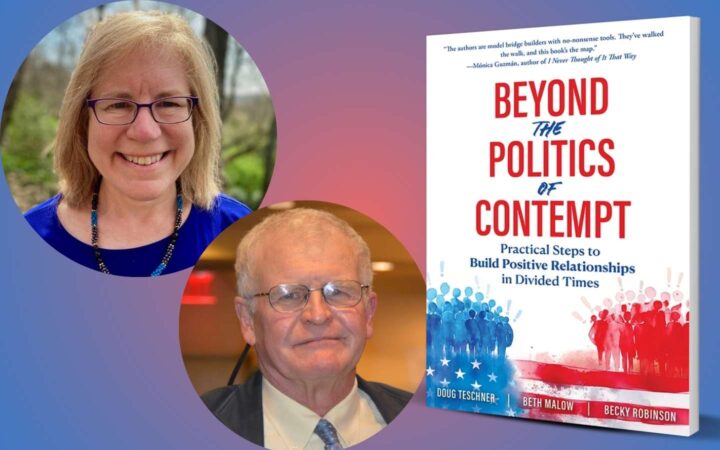 BethMallow & Doug Teschner with book 