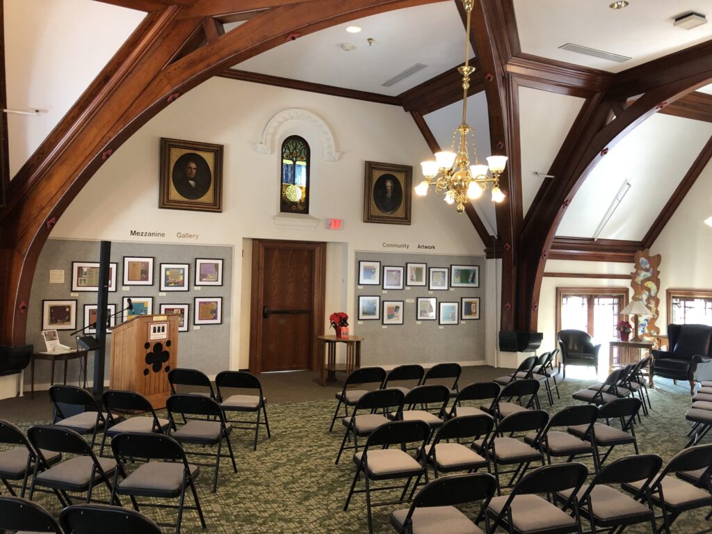 NWPL Mezza nine set up for speaker