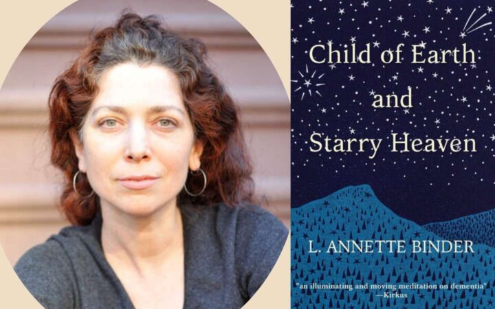 L Annette Binder and book jacket