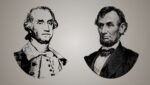 Portraits of George Washington & Abraham Lincoln