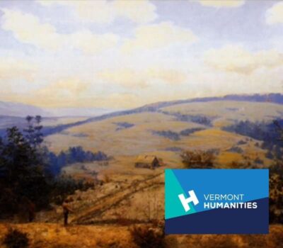 painting of farm & VHC logo