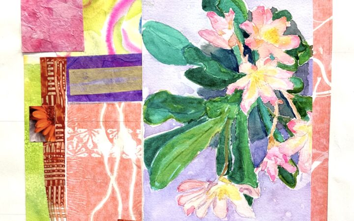 detail of collage by Patsy Highberg