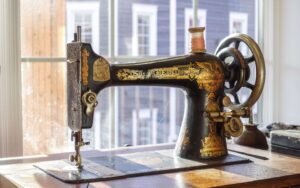 antique Singer sewing machine
