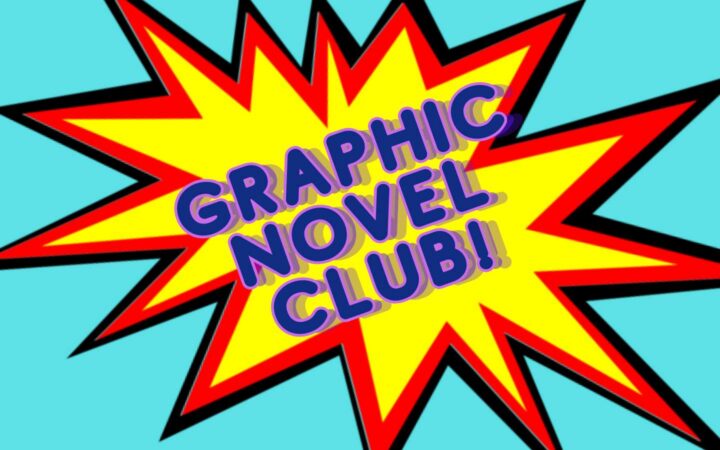 Graphic Novel Club in color burst