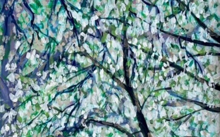 detail of painting by ML Kannenstine