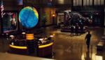 inside a natural history museum at night