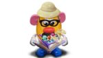 Potato Head reading a book